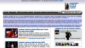 What Jonathanlambert.fr website looked like in 2018 (6 years ago)