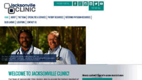 What Jacksonvilleclinic.org website looked like in 2018 (6 years ago)