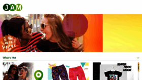 What Jamclothing.co.za website looked like in 2018 (7 years ago)