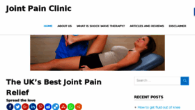 What Jointpainclinic.co.uk website looked like in 2018 (6 years ago)