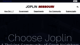 What Joplinmo.org website looked like in 2018 (6 years ago)