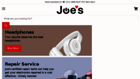 What Joesge.com website looked like in 2018 (8 years ago)