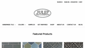 What Juleptile.com website looked like in 2018 (6 years ago)