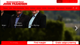 What Johnfrandsen.dk website looked like in 2018 (6 years ago)