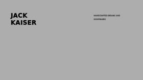 What Jackkaiser.info website looked like in 2018 (7 years ago)