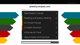 What Jewelryrecipes.com website looked like in 2018 (6 years ago)