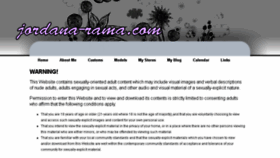 What Jordana-rama.com website looked like in 2018 (6 years ago)