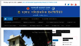 What Jpi.edu.bd website looked like in 2018 (6 years ago)