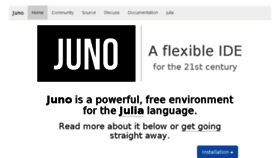 What Junolab.org website looked like in 2018 (6 years ago)