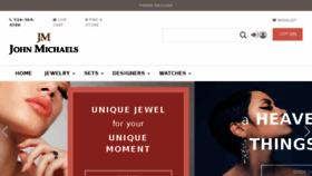 What Johnmichaelsjewelry.com website looked like in 2018 (7 years ago)