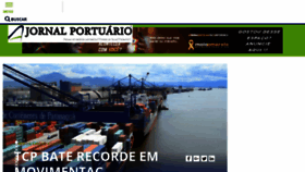 What Jornalportuario.com.br website looked like in 2018 (6 years ago)
