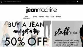 What Jeanmachine.com website looked like in 2018 (6 years ago)