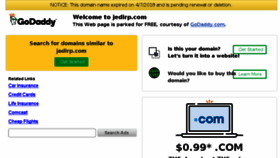 What Jedirp.com website looked like in 2018 (6 years ago)