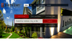 What Johnhartrealestate.com website looked like in 2018 (6 years ago)