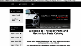 What Jaguarparts.com website looked like in 2018 (6 years ago)