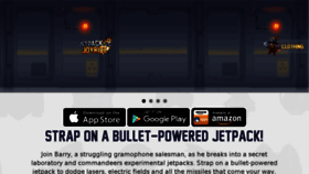 What Jetpackjoyridegame.com website looked like in 2018 (6 years ago)