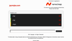 What Jaymojica.com website looked like in 2018 (6 years ago)
