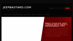 What Jeepbastard.com website looked like in 2018 (6 years ago)