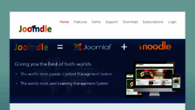 What Joomdle.com website looked like in 2018 (6 years ago)