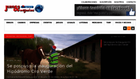 What Juegosynegocios.com website looked like in 2018 (5 years ago)