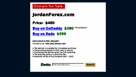 What Jordanforex.com website looked like in 2018 (5 years ago)