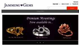 What Jamngems.com website looked like in 2018 (6 years ago)