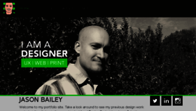 What Jasonbaileydesign.com website looked like in 2018 (6 years ago)
