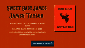 What Jamestaylor.com website looked like in 2018 (6 years ago)