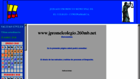 What Jpromelcolegio.260mb.net website looked like in 2018 (5 years ago)