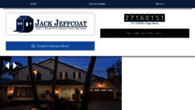 What Jackjeffcoat.com website looked like in 2018 (5 years ago)