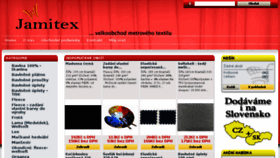 What Jamitex.cz website looked like in 2018 (6 years ago)