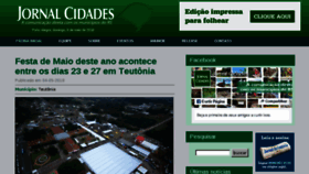 What Jornalcidades.com.br website looked like in 2018 (6 years ago)
