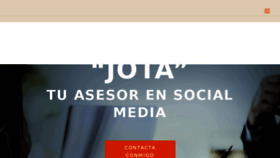 What Joseantonioantolin.com website looked like in 2018 (6 years ago)