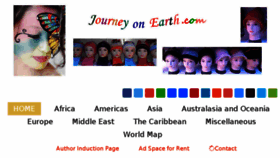 What Journeyonearth.com website looked like in 2018 (6 years ago)