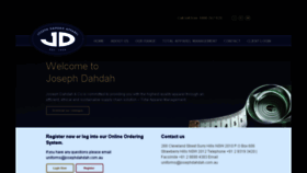 What Josephdahdah.com.au website looked like in 2018 (6 years ago)