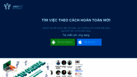 What Jobsgo.vn website looked like in 2018 (6 years ago)