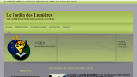 What Jardin-des-lumieres.com website looked like in 2018 (6 years ago)
