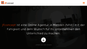 What Jfconcept.de website looked like in 2018 (5 years ago)