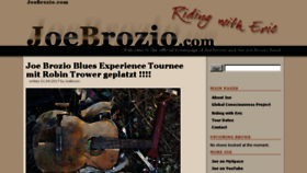 What Joebrozio.de website looked like in 2018 (6 years ago)