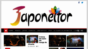 What Japoneitor.com website looked like in 2018 (5 years ago)