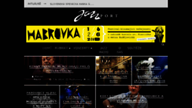 What Jazzport.cz website looked like in 2018 (6 years ago)