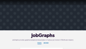 What Jobgraphs.com website looked like in 2018 (6 years ago)
