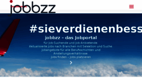 What Jobbzz.ch website looked like in 2018 (6 years ago)