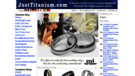 What Justtitanium.com website looked like in 2018 (6 years ago)