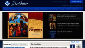 What Josephites.org website looked like in 2018 (6 years ago)