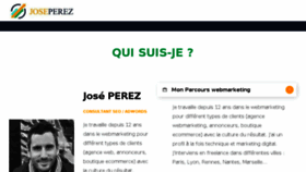What Joseperez.fr website looked like in 2018 (5 years ago)