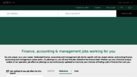 What Jobwings.ca website looked like in 2018 (5 years ago)