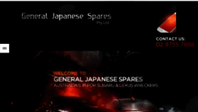 What Japanesespares.com.au website looked like in 2018 (5 years ago)