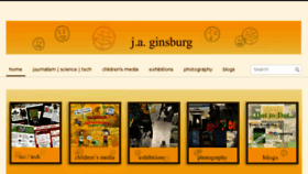 What Jaginsburg.com website looked like in 2018 (5 years ago)