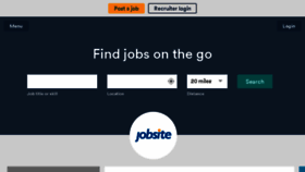 What Jobsite.co.uk website looked like in 2018 (5 years ago)